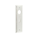 Burlington - Lever Handle Backplate Lock - Polished Nickel - BUR451PN - Choice Handles
