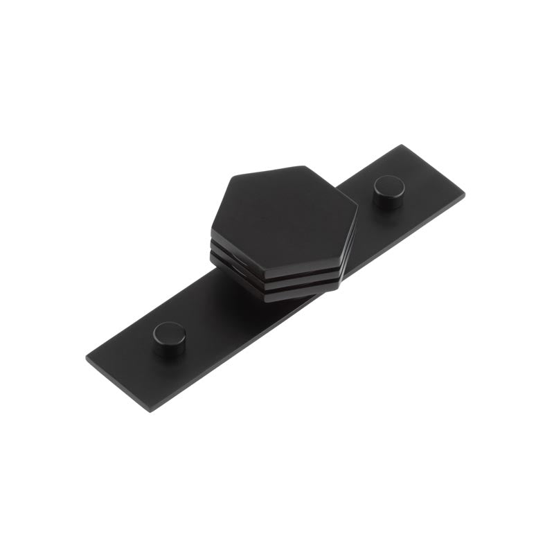 Hoxton - Nile Cupboard Knobs 40mm Plain - Matt Black - HOX-340MB-5090MB - Choice Handles