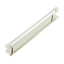 Hoxton Sturt Cabinet Handles 224mm Ctrs Stepped Backplate  - Polished Nickel - HOX-460PN-6060PN - Choice Handles