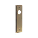 Burlington - Lever Handle Backplate Latch - Antique Brass - BUR450AB - Choice Handles
