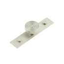 Hoxton - Murray Cupboard Knobs 40mm Stepped Backplate - Satin Nickel - HOX-1140SN-6090SN - Choice Handles