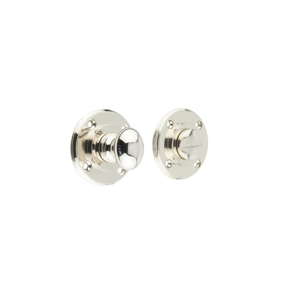 Burlington - Turns & Releases Inner 1 (without Rose) - Polished Nickel - BUR80PN - Choice Handles