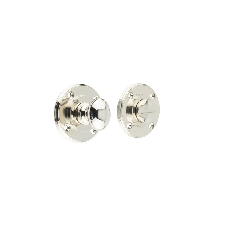 Burlington - Turns & Releases Inner 1 (without Rose) - Polished Nickel - BUR80PN - Choice Handles