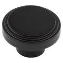 Hoxton - Cropley Cupboard Knobs 40mm - Matt Black - HOX1040MB - Choice Handles