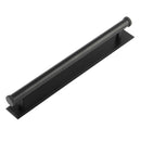 Hoxton Wenlock Cabinet Handles 224mm Ctrs Stepped Backplate - Matt Black - HOX-160MB-6060MB - Choice Handles