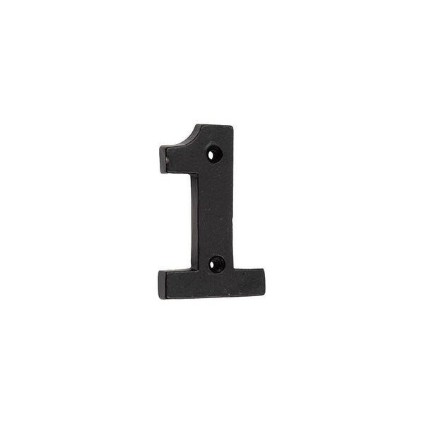 Valley Forge - Door Numerals Black No. 1 - Black - VFB15-1 - Choice Handles