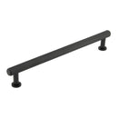 Burlington Piccadilly Knurled Cabinet Handles 224mm  - Black - BUR412MB - Choice Handles