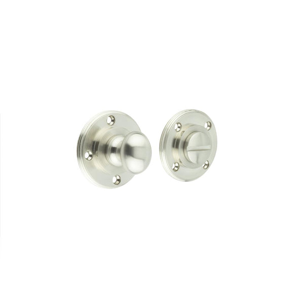 Burlington - Turns & Releases Inner 1 (without Rose) - Satin Nickel - BUR80SN - Choice Handles