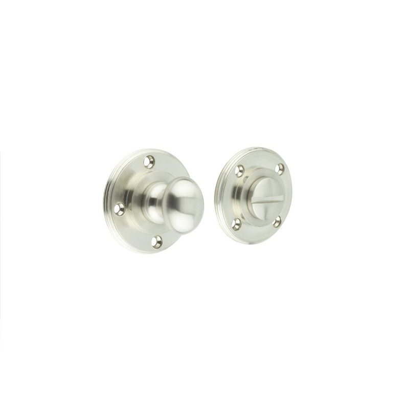 Burlington - Turns & Releases Inner 1 (without Rose) - Satin Nickel - BUR80SN - Choice Handles
