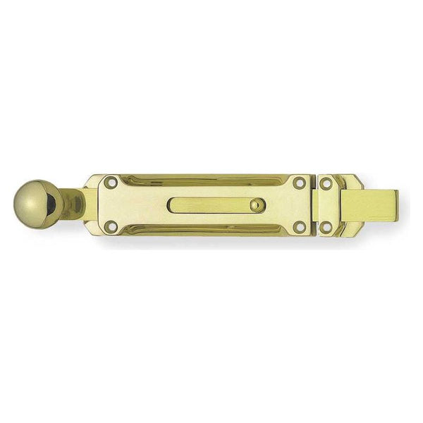 Jedo - Architectural Door Bolts 350x35mm - Polished Brass - JV1005PB-350 - Choice Handles