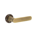 Burlington - Kensington Door Handles No Rose  - Antique Brass - BUR25AB - Choice Handles