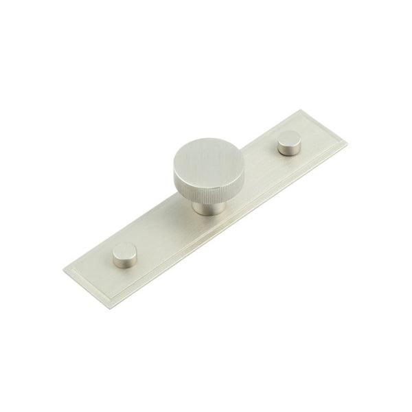 Hoxton - Thaxted Cupboard Knobs 30mm Stepped - Satin Nickel - HOX-230SN-6090SN - Choice Handles