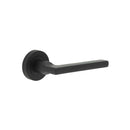 Frelan - Nero Door Handle On Rose - Matt Black - JV600MB - Choice Handles