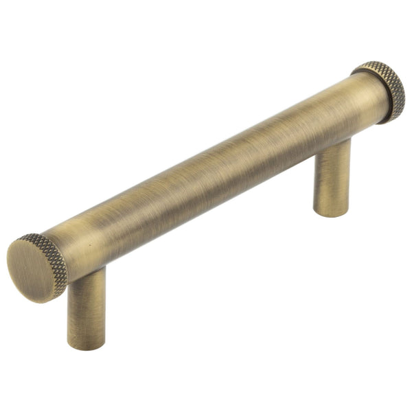 Hoxton Wenlock Cabinet Handles 96mm Ctrs - Antique Brass - HOX150AB - Choice Handles