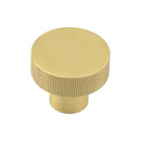 Hoxton - Thaxted Cupboard Knobs 30mm - Satin Brass - HOX230SB - Choice Handles