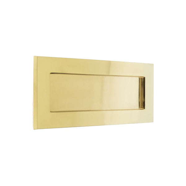 Jedo - Plain Letterplates 280x90mm - Polished Brass - JV36BPB - Choice Handles