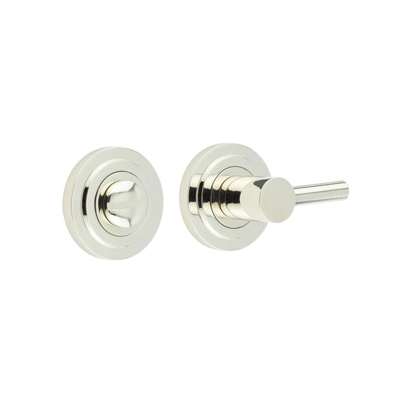 Burlington - Easy Turn & Release Stepped Rose - Polished Nickel - BUR-82PN-52PN - Choice Handles