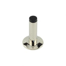 Burlington - Plain Wall Mounted Door Stops Chamfered Rose - Polished Nickel - BUR-970PN-972PN - Choice Handles