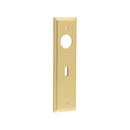 Burlington - Lever Handle Backplate Lock - Satin Brass - BUR451SB - Choice Handles