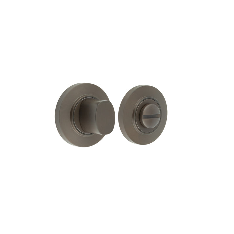 Burlington - Turns & Releases Inner 3 Chamfered Rose - Dark Bronze - BUR-81DB-51DB - Choice Handles