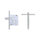 Frelan - Mortice Budget Lock & Key - Satin Stainless Steel - JL195NP - Choice Handles