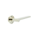 Burlington - Fitzrovia Door Handles No Rose  - Polished Nickel - BUR15PN - Choice Handles