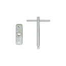 Frelan - Rim Budget Lock & Key - Satin Stainless Steel - JL196NP - Choice Handles