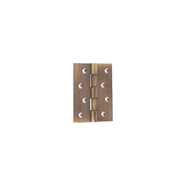 Frelan - Double Phosphor Bronze Washered Hinges 102x76x3mm - Antique Brass - J9019AB - Choice Handles