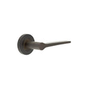 Burlington - Knightsbridge Door Handle on Plain Rose - Dark Bronze - BUR20KIT79 - Choice Handles