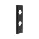 Burlington - Lever Handle Bathroom Backplate  - Black - BUR456MB - Choice Handles