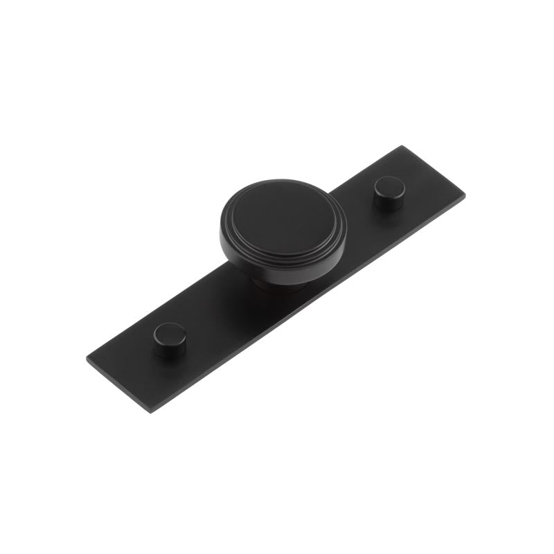 Hoxton - Cropley Cupboard Knobs 40mm - Matt Black - HOX-1040MB-5090MB - Choice Handles