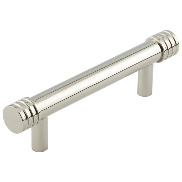 Hoxton Sturt Cabinet Handles 96mm Ctrs  - Polished Nickel - HOX450PN - Choice Handles