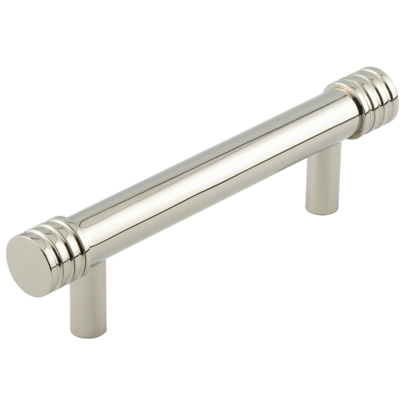Hoxton Sturt Cabinet Handles 96mm Ctrs  - Polished Nickel - HOX450PN - Choice Handles
