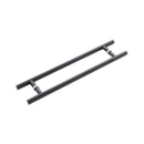 Nero - Guardsman Pull Handles 600x25mm Back to Back - Matt Black - JMB223B - Choice Handles