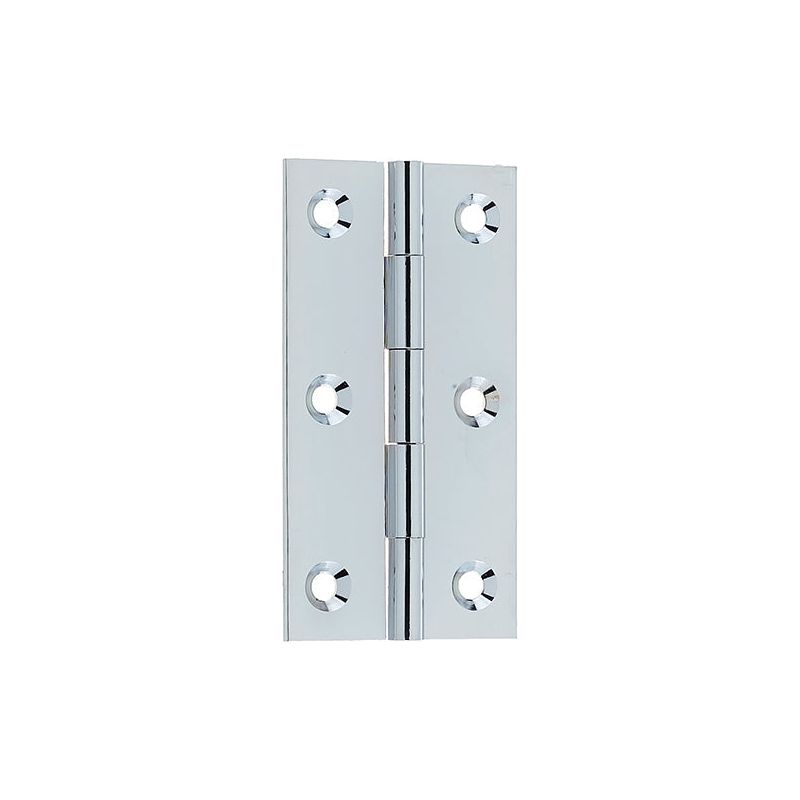 Frelan - Plain Butt Hinges 76x42x1.5mm - Polished Chrome - J9114PC - Choice Handles