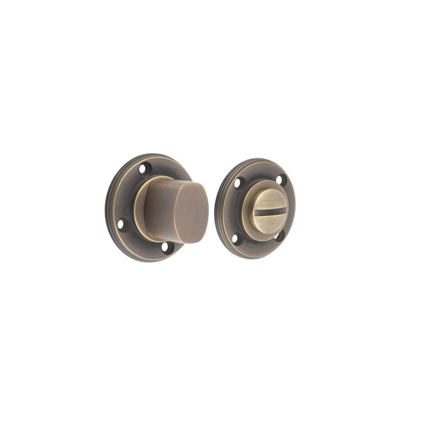Burlington - Turns & Releases Inner 3 (without Rose) - Antique Brass - BUR81AB - Choice Handles