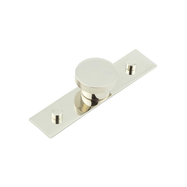 Hoxton - Thaxted Cupboard Knobs 40mm Plain - Polished Nickel - HOX-240PN-5090PN - Choice Handles