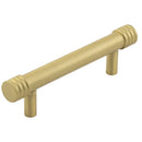 Hoxton Sturt Cabinet Handles 96mm Ctrs  - Satin Brass - HOX450SB - Choice Handles