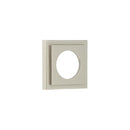 Burlington - Square Stepped Outer Rose - Satin Nickel - BUR152SN - Choice Handles