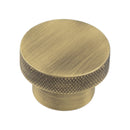 Hoxton - Wenlock Cupboard Knobs 40mm - Antique Brass - HOX140AB - Choice Handles