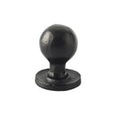 Valley Forge - Round Cupboard Knobs 27x39mm - Matt Black - VFB47 - Choice Handles