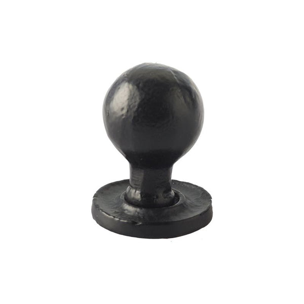 Valley Forge - Round Cupboard Knobs 27x39mm - Matt Black - VFB47 - Choice Handles