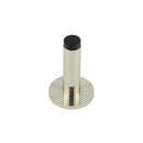 Burlington - Plain Wall Mounted Door Stops Reeded Rose - Polished Nickel - BUR-970PN-974PN - Choice Handles