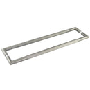 Three One Six PVD Range - Linear Pull Handles 600x25mm Back to Back - Gun Metal - JGM15 - Choice Handles