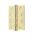 Frelan - Ball Bearing Hinges 102x76x3mm - Polished Brass - J9050PB - Choice Handles