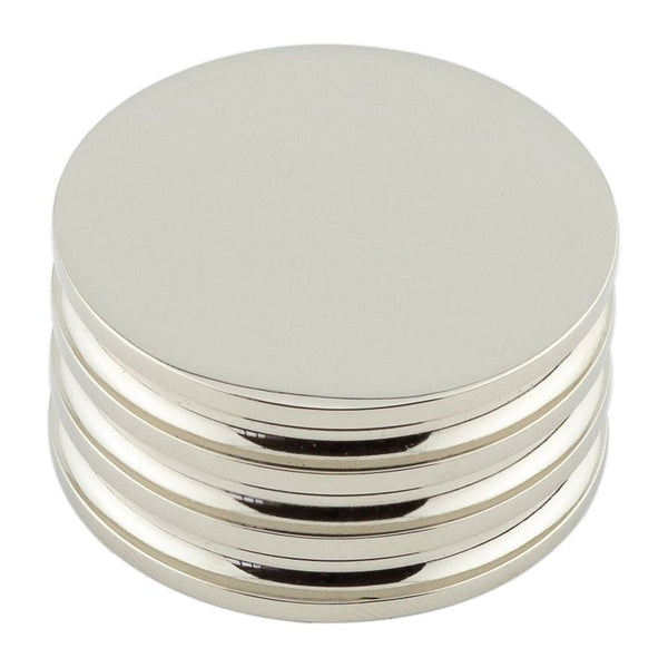 Hoxton - Sturt Cupboard Knobs 40mm - Polished Nickel - HOX440PN - Choice Handles