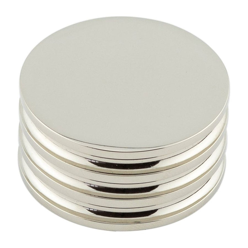 Hoxton - Sturt Cupboard Knobs 40mm - Polished Nickel - HOX440PN - Choice Handles