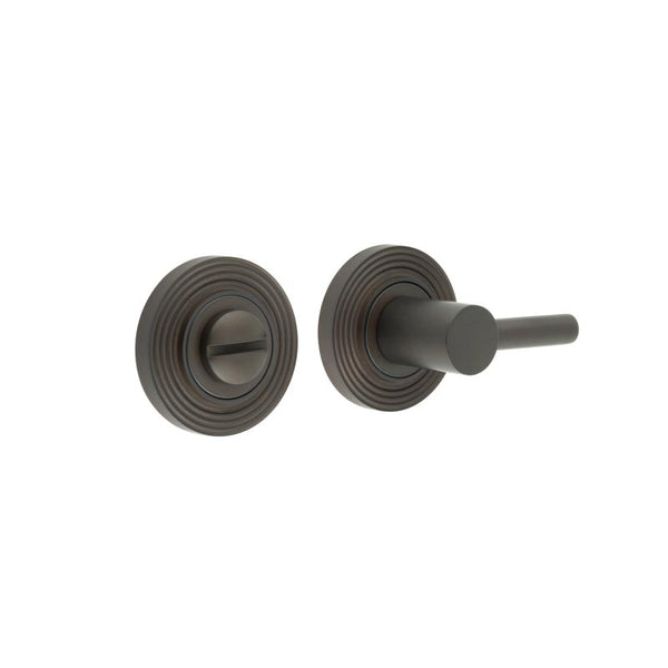 Burlington - Easy Turn & Release Reeded Rose - Dark Bronze - BUR-82DB-53DB - Choice Handles