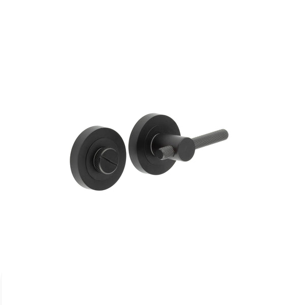 Jedo - Bari Knurled Turns & Releases - Matt Black - JV855MB - Choice Handles
