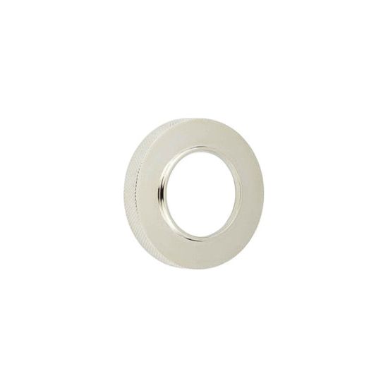 Burlington - Knurled Outer Rose - Polished Nickel - BUR55PN - Choice Handles
